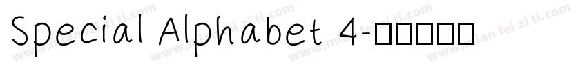 Special Alphabet 4字体转换